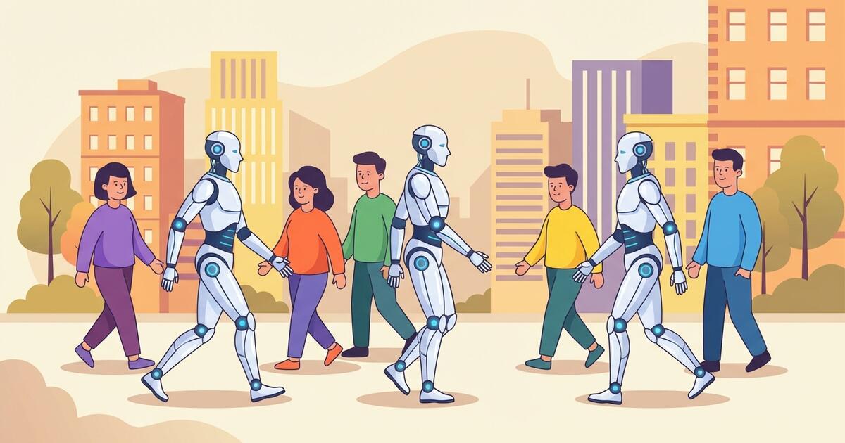 Robot Humanoid dan Manusia